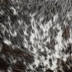 Luxurious Handmade Brown and White Cowhide Throw Cushion Cover - Natural Elegance for Home Decor