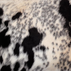 Rustic Elegance Handmade Brown & White Cowhide Cushion Cover | Luxurious Hair-On Leather Pillow Cover | Unique Animal Patterns | Natural