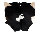 Luxury Modern Multicolour Cowhide Rug - Medium Size, Hypoallergenic, Non-Slip, Durable, Unique Patterns, Free UK Shipping