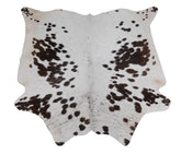 Luxury Multicolor Cowhide Rug with Suede Backing | Hypoallergenic & Non-shedding 100% Natural Cow Skin Rug for Home Decor | Medium Size |