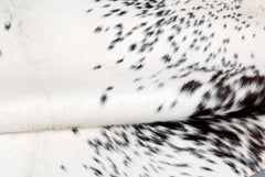 Luxurious Dark Brown Cowhide Rug - Hypoallergenic, Handcrafted Natural Hide with Non-Slip Backing for Bedroom/ Living Room