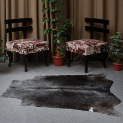 Luxury Grey & White Cowhide Rug - Hypoallergenic, Non-Slip, Non-Shedding - Unique Natural Beauty - Free Shipping Across UK - Premium Quality