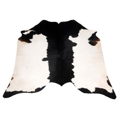 Luxurious Black and White Cowhide Rug | Large Hypoallergenic Centerpiece Decor | Unique Natural Beauty | Free Shipping in UK | Premium
