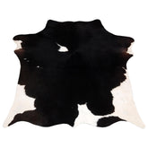 Luxury Black and White Cowhide Rug - Hypoallergenic Hair on Salt & Pepper Rug for Home Décor - Durable, Versatile, Handcrafted Beauty