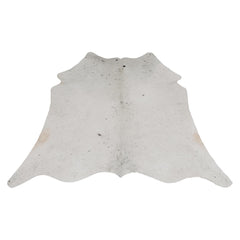 Luxury Grey and White Cowhide Rug | Hypoallergenic, Non-Shedding, Handcrafted | Small Size | Free Shipping throughout UK