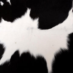 Luxury Dark Brown & White Cowhide Rug | Hypoallergenic - Durable | Handcrafted Medium Size Cow Skin Hair on Rug | Bedroom - Living Room