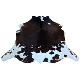 Luxury Brown & White Cowhide Rug | Non-Slip Backing | Hypoallergenic | Non-Shedding | Perfect for Bedroom - Living Room | Free Shipping in