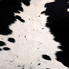 Luxurious Large Brown & White Cowhide Rug for Bedroom - Living Room, Hypoallergenic - Non-Slippery, Perfect for Upholstery