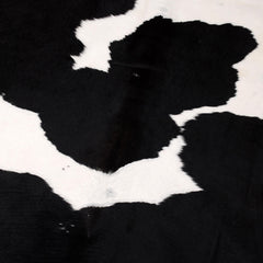 Stunning Black & White Cowhide Rug - Hypoallergenic, Non-Slip Backing, Hand-Selected Premium Hide - Perfect for Lounge Décor - Celestial Leather Limited