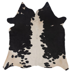 Natural Black & White Cowhide Rug | Large Size | Hypoallergenic - Non-Slip | Premium Quality - Luxurious Design | Free Shipping in UK - Celestial Leather Limited