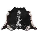 Stunning Black & White Cowhide Rug | Hypoallergenic - Non-shedding | Luxurious - Durable Animal Print Carpet for Lounge | Free UK Shipping