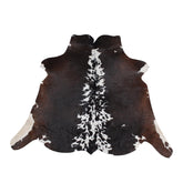 Luxury Brown & White Cowhide Rug for Bedroom - Living Room Decor - Hypoallergenic - Non-Slippery Suede Back - Free UK Shipping - Celestial Leather Limited
