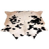 Luxury Brown & White Cowhide Rug for Bedroom - Living Room - Hypoallergenic, Non-Slip Suede Back, Non-Shedding - Free Shipping Across UK!