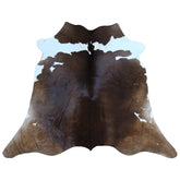 Luxury Brown & White Cowhide Rug | Large Size | Hypoallergenic, Non-Slip, Non-Shedding | Perfect for Bedroom - Living Room | Free UK