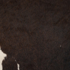 Stunning Large Dark Brown & White Cowhide Rug - Hypoallergenic - Non Slip Suede Back - Handselected Premium Hides - Free UK Shipping - Celestial Leather Limited