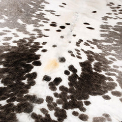 Luxurious Large Brown and White Cowhide Rug - Hypoallergenic, Non-Slip, Non-Shedding - Perfect for Upholstery - Free Shipping in UK