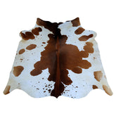 Luxury Red & White Cowhide Rug with Hypoallergenic Properties - Non-Slip Backing - Perfect for Bedroom and Living Room Decor - Free UK - Celestial Leather Limited