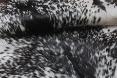 Sophisticated Black & White Goat Skin Rug - Genuine Goathide with Bold Graphic Pattern - Hypoallergenic - Non-Shedding - Eco-Friendly Floor - Celestial Leather Limited