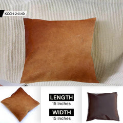 Luxurious Genuine Cowhide Cushion Cover with Unique Hair-on Leather - Stylish Home Decor Accent for Rustic Charm and Eco-Friendly Design