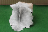 Luxury Grey Goat Skin Rug - Hypoallergenic Non-Shedding Floor Rug with Suede Back for Safety - Handmade Eco-Friendly Home Decor - Celestial Leather Limited