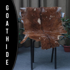 Luxury Handmade Multicolor Goat Skin Rug - Soft, Durable, Eco-Friendly & Hypoallergenic - Unique Rustic Charm for Your Home - Celestial Leather Limited
