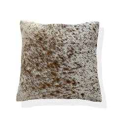 Stylish Black & White Genuine Leather Cowhide Cushion Cover - Eco-Friendly - Durable Home Decor Accent