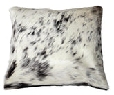 Rustic and Eco-Friendly Natural Cowhide Cushion Cover with Hair-on Leather for Stylish Home Decor
