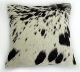 Genuine Leather Cowhide Cushion Cover - Stylish Home Décor Accent Made from Exotic Animal Skin - Eco-Friendly Hairy Cushion Cover