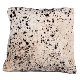 Luxurious Handmade Brown & White Cowhide Cushion Cover | Rustic Charm - Natural Beauty | Unique Animal Patterns | 100% Natural Cowhide