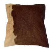 Luxurious Cowhide Cushion Cover | Genuine Leather Hairy Pillow Case | Exotic Animal Skin Home Decor | Rustic Leather Cushion Covers