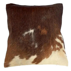 Rustic Genuine Leather Cowhide Cushion Cover - Eco-Friendly Home Decor Accent with Exotic Animal Skin - Stylish and Durable Home Accessories