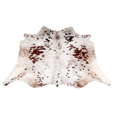 Luxury Brown & White Large Cowhide Rug Hypoallergenic Non-Slip Non-Shedding Soft Natural Hair Free Shipping Top Quality Rug