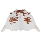 Luxury Brown & White Cowhide Rug for Bedroom - Living Room - Hypoallergenic, Non-Slip, Non-Shedding - Top Quality - Free Shipping in UK