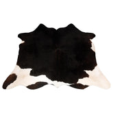Luxurious Natural Black and White Cowhide Rug - Small Animal Print Area Rug with Hypoallergenic, Non Slip Suede Back Unique and Durable Home