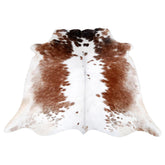 Luxury Black and White Cowhide Rug | Hypoallergenic | Non-Slip Suede Backing | Handcrafted | Unique Beauty | Durable & Versatile