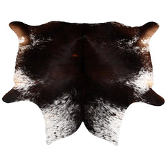 Luxurious Dark Brown & White Cowhide Rug | Large Animal Print | Hypoallergenic - Non-Slip | Handselected from Premium Hides | Free Shipping - Celestial Leather Limited