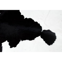 Luxury Black & White Cowhide Rug for Bedroom or Living Room - Hypoallergenic, Non-Slip Suede Back, Premium Quality - Natural Hair - Free UK - Celestial Leather Limited