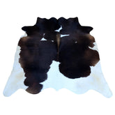 Luxurious Large Brown & White Cowhide Rug | Hypoallergenic - Non-Slippery | Soft Hair Beautiful Animal Pattern | Durable - Versatile | Free - Celestial Leather Limited