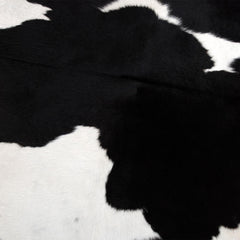 Luxury Black & White Large Cowhide Rug - Hypoallergenic, Non-Slip, Non-Shedding - Premium Natural Cow Skin for Elegant Home Decor by Top - Celestial Leather Limited