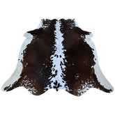 Luxurious Brown & White Cowhide Rug - Large Size, Hypoallergenic, Non-slip Suede Back, Non-shedding, Top Quality, FREE Shipping Across UK - Celestial Leather Limited