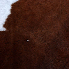 Luxury Red and White Cowhide Rug - Hypoallergenic, Non-Slip, Non-Shedding - Large Size for Elegant Home Décor - Celestial Leather Limited