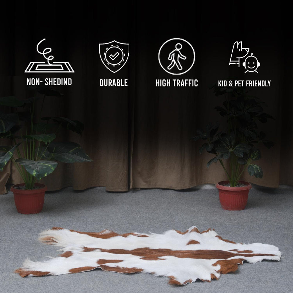 Original Goatskin Hide Brown, Goat Skin Rug, Goatskin Pelt, Home Decor Animal Skin Rug, Bedroom Aesthetic Area Rug, Brown and White Goat Hide Rug, Goat Skin Rug, Animal Skin Rug, Real Hair on Hide, Goal Pelt Rug, Home Decor Rug, Living Room Area Rug, Wall Hanging Rug, Aesthetic Rug, Leather Rug, Decorative Rug, Brown Goatskin Rug, GoatHide Brown White