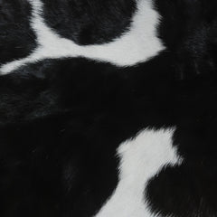 Luxury Handmade Black & White Goat Skin Rug with Unique Colour Variations - Soft, Durable, Hypoallergenic, and Eco-Friendly - Celestial Leather Limited