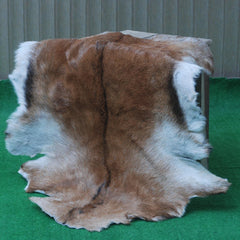 Luxurious Multicolor Goat Skin Rug - Handmade, Soft, Non-Shedding, Hypoallergenic, Sustainable & Eco-Friendly - Unique Statement Piece - Celestial Leather Limited