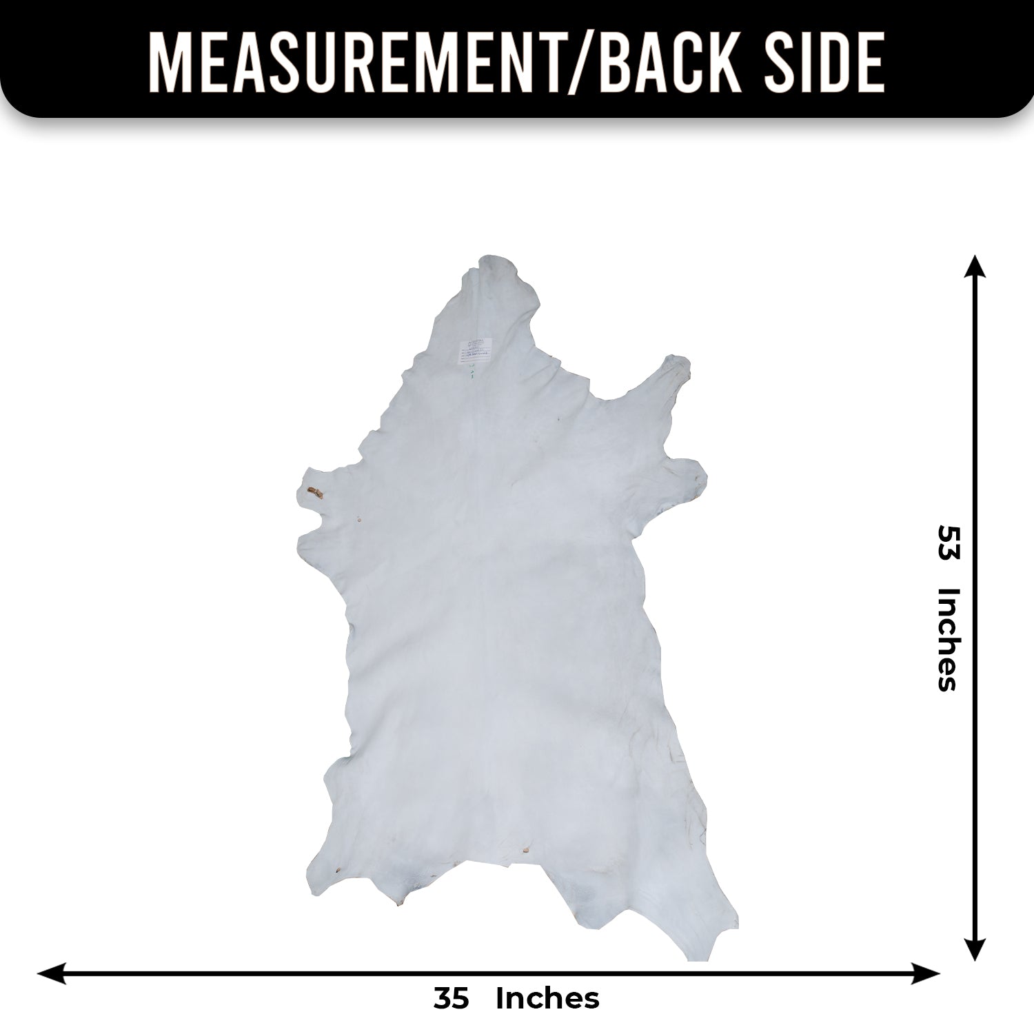 Natural Brown and White Goat Hide Rug - Luxurious Accent for Modern Homes