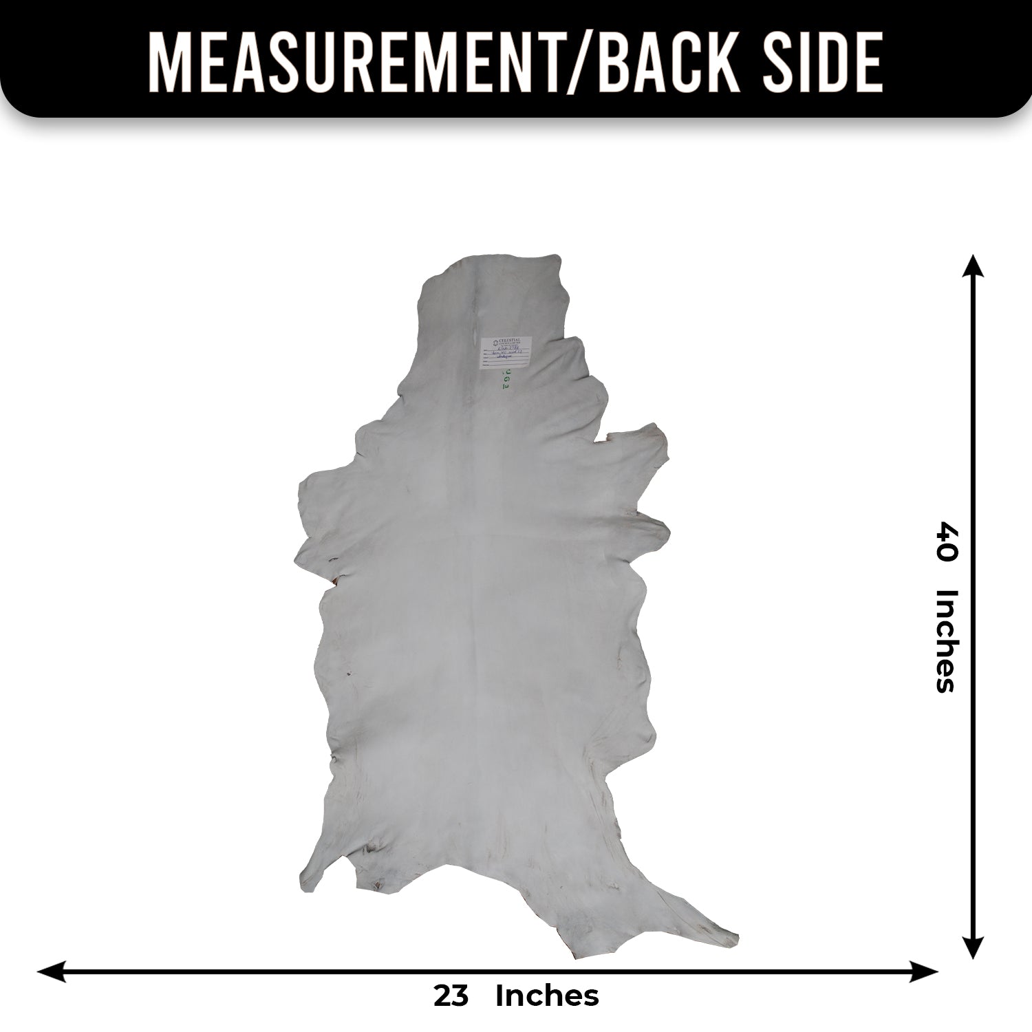 Goat Skin Rug: Tri-Color genuine Goat hide rug