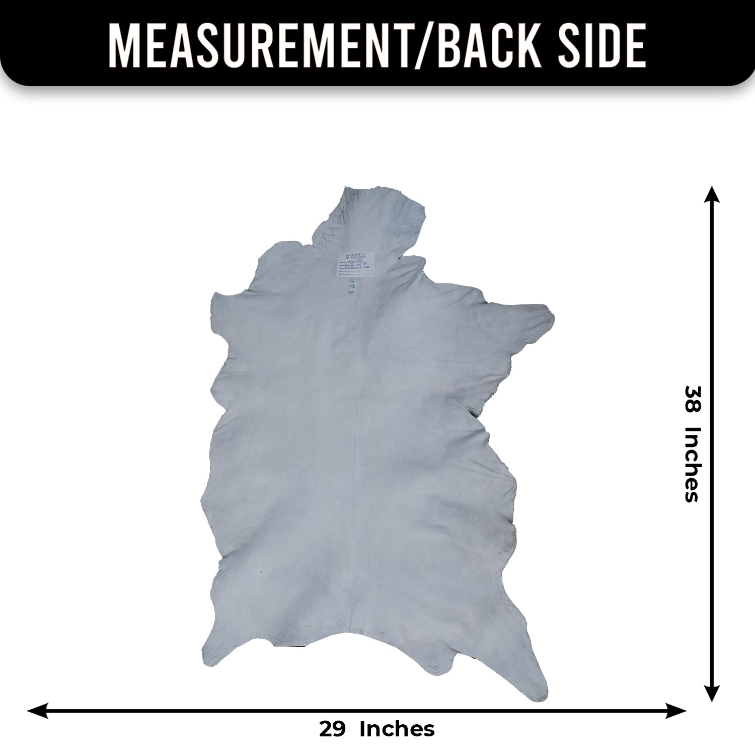 Handcrafted Dark Brown Goat Skin Rug – Authentic Elegance for Your Home