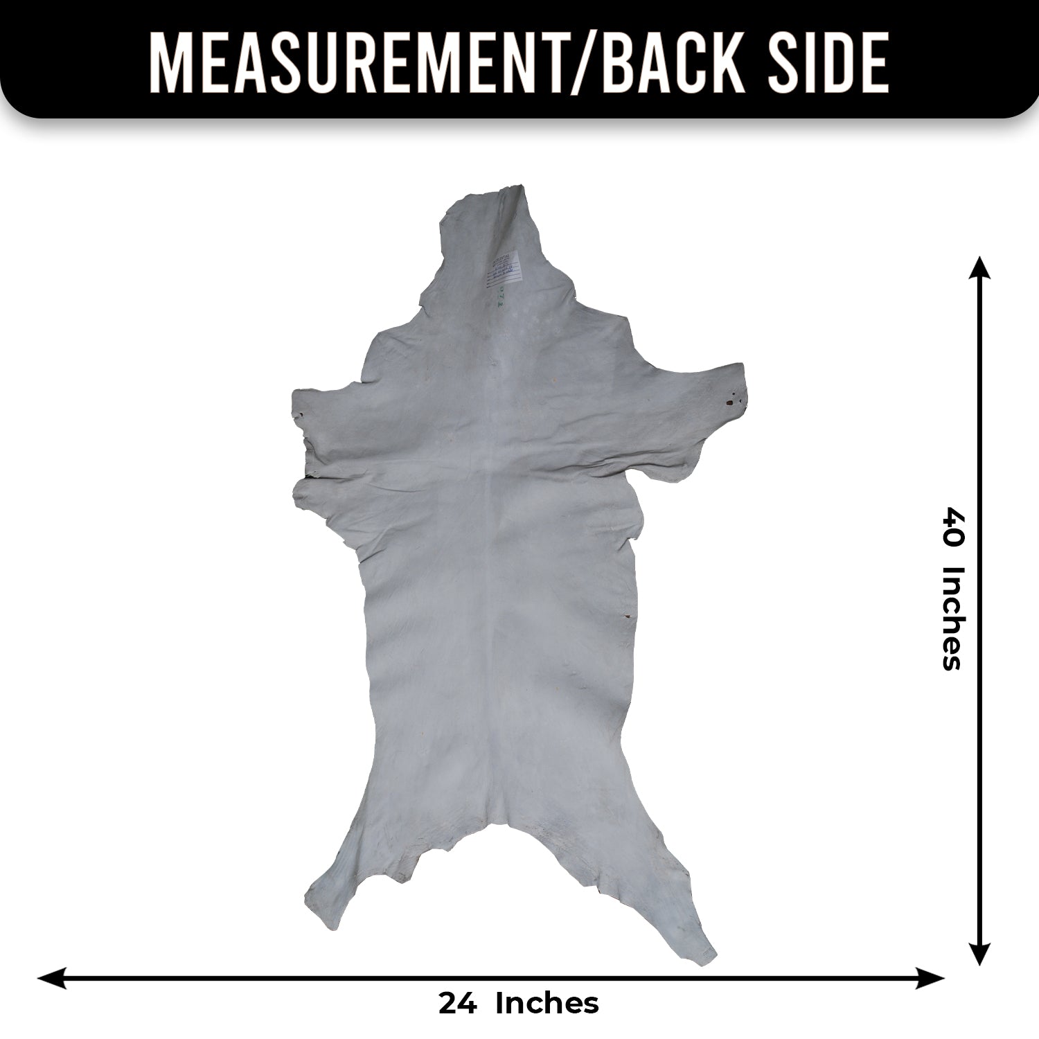 Natural Hair-On Dark Brown Goat Skin Rug - Elegant and Durable for Any Room