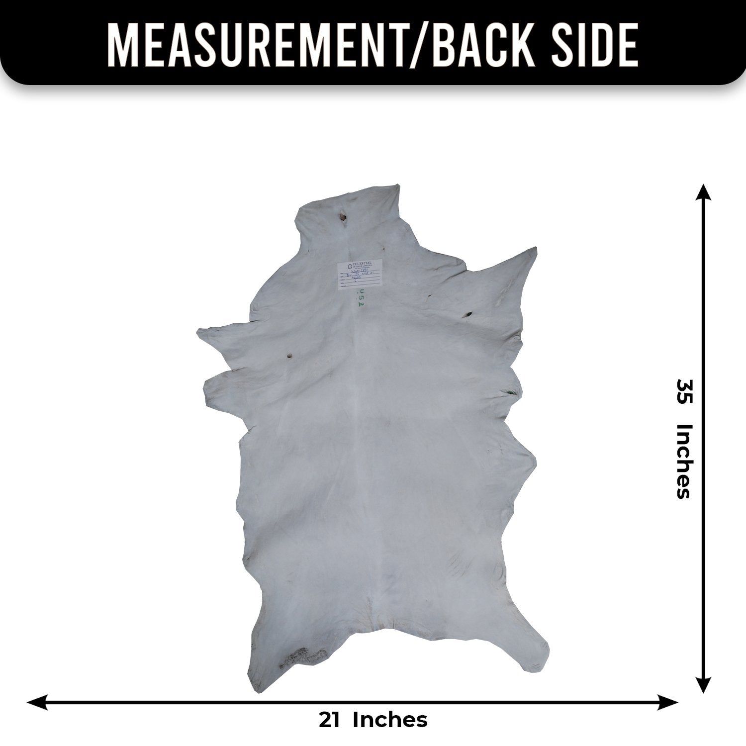 Luxurious Dark Brown & White Goat Skin Rug - Handmade Eco-Friendly Natural Goat Skin Floor Rug with Unique Colour Variations & Soft Texture