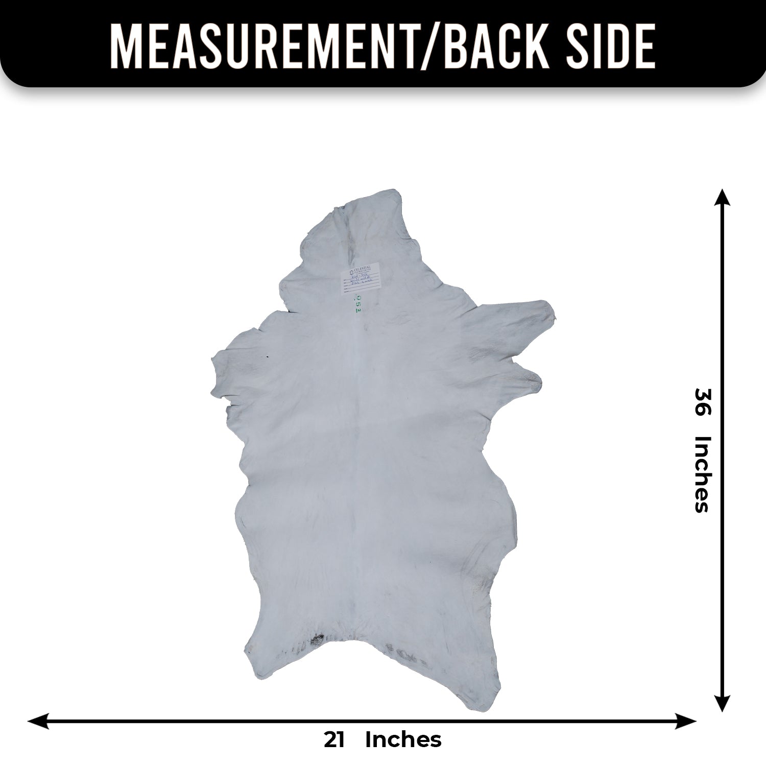 Authentic Hair-On Goat Skin Rug - Black and White Pattern for Luxe Décor